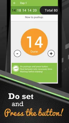 100 Pushups android App screenshot 9