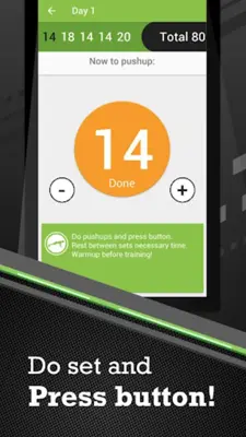 100 Pushups android App screenshot 3
